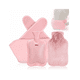 thumbnail image 2 of Bolsa De Agua Caliente Peluche 3pz Belug Rosa, 2 of 5