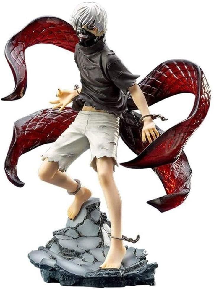 Qiancc Hisoka Figurine Anime Grandes Figurines Têtes interchangeables 32 cm Figurines d'action Statue de dessin animé Paysage Modèle Collection Ornement Décoration