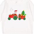 thumbnail image 3 of Inktastic Santa on Christmas Tractor Toddler Sweatshirt, 3 of 4