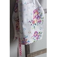 thumbnail image 5 of Maison d' Hermine Rose Garden 100% Cotton Kitchen 1 Piece Kitchen Apron with an Adjustable Neck & Visible Centre Pocket with Long Ties for Women | Men | Chef | Spring/Summer (27.50"x31.50"), 5 of 7