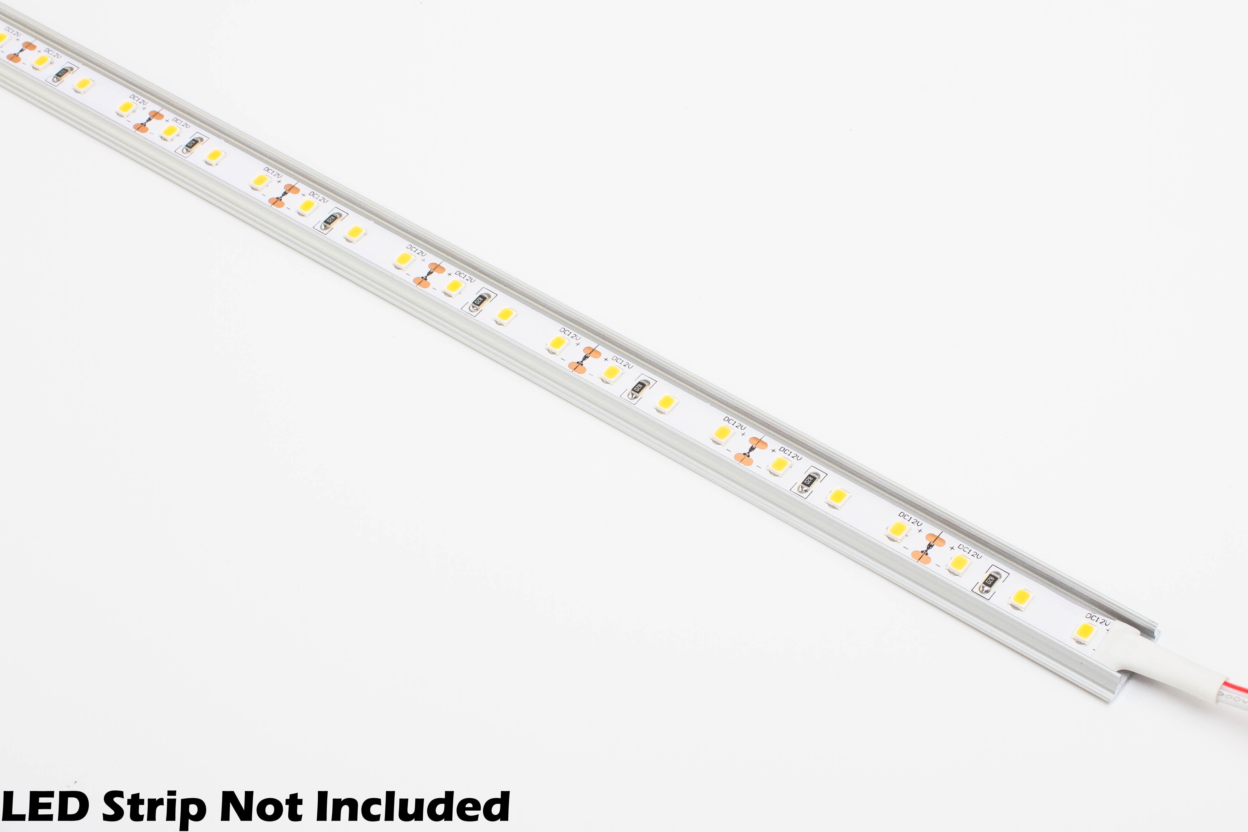 6 Pack U shape Aluminum channel for LED Light strip. fit 6mm, 8mm