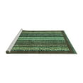 thumbnail image 2 of Ahgly Company Machine Washable Indoor Rectangle Abstract Turquoise Blue Modern Area Rugs, 2' x 3', 2 of 4