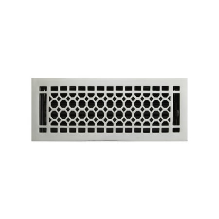 

Signature Hardware 917288-4-12 Honeycomb Brass Wall Register - Chrome