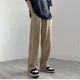 thumbnail image 2 of Pantalones para hombre, pantalones casuales con abertura ancha, pantalones para hombre, bolsillo, rectos, estilo coreano, clásicos, holgados, ropa de calle, elegantes, oferta especial Y2k, 2 of 5