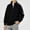 Black, variant on ITSAME Boys Half Zip Pullover Sweatshirt Stand Collar Comfy Cotton Long Sleeve Kids Casual Raglan Top for Fall Winter Size 8