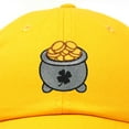 thumbnail image 2 of DALIX Lucky Pot Of Gold Hat Womens Embroidered Baseball Cap in Gold, 2 of 6