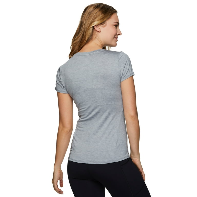 RBX Gray Size Medium Ladies Exercise Shirt
