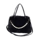 thumbnail image 5 of Bolso de Felpa para Mujer Jinwen Elegante Casual Hombro Viajes Compras Negro, 5 of 8