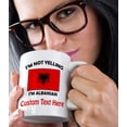thumbnail image 5 of Custom Ceramic Coffee Mug 11 Ounces I'M Not Yelling I Am Albanian Albania Countries White Tea Cup Personalized Text Here, 5 of 7