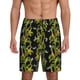thumbnail image 1 of Balery Corn And Dragonflies Pantalones cortos de pijama de punto de algodón para hombre con cinturilla y bolsillos-4X-Large, 1 of 6