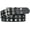 black-double holes, variant on Grommet Leather Belts for Women, Black Belt Women Men with Studded Holes C