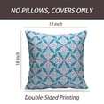 thumbnail image 2 of LALILO Throw Pillow Covers Kaleidoscope Ethnic With Blue Navy Cushion Cover 18" x 18", 3939 Pack, 2 of 6