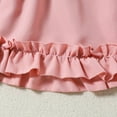 thumbnail image 6 of Cute Dresses for Girls Size 2-10 Ruffle Sleeveless A-Line Sundresses Toddlers Kids Trendy Solid Color Bowknot Backless Crewneck Dress, 6 of 8