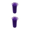 thumbnail image 4 of Wosthever Ambiente de ensueño en la boda Malla Tul Decoración para fiestas Comedor Silla Fondo Pared Morado oscuro Morado oscuro 2Conjunto, 4 of 6