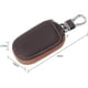 thumbnail image 3 of Estuche para llaves de coche, bolso de cuero para llavero de coche, mando a distancia para llavero de coche, bolsa con cremallera, 3 of 5