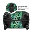 thumbnail image 4 of Haiem Monstera Leaves Luggage Cover Printed Suitcase Covers for Luggage Elastic Washable Suitcase Protector Fits 18-32 Inch Luggage-Large, 4 of 9