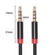 thumbnail image 5 of Cable 3.5mm Conector Aux Macho a Macho para Auriculares Altavoz de Coche (2M) Likrtyny Para estrenar, 5 of 8
