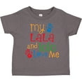 thumbnail image 3 of Inktastic Lala Lolo Loves Me Grandchild Boys or Girls Toddler T-Shirt, 3 of 5