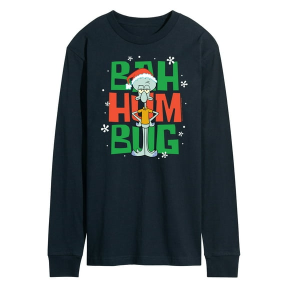 SpongeBob SquarePants - Squidward Bah Humbug - Men's Long Sleeve T-Shirt