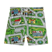 Toy Car Mat Beach Shorts for Summer | Unisex, Up to 4XL
