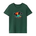 thumbnail image 1 of Camiseta básica para mujer Yuyangstore moda sencilla ropa de calle transpirable, 1 of 7