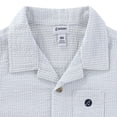 thumbnail image 6 of Sperry Woven Seersucker Button Down Shirt and Short Set (Baby Boys), 2 Piece Set, Sizes 3M-24M, 6 of 7