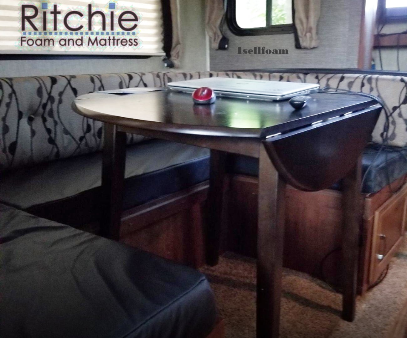 Seat Cushion - High Density 4"T x 24"W x 80"L (1546) "FIRM" Upholstery Sheet Foam, Sofa Foam Cushion, Foam Padding