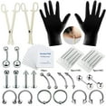 thumbnail image 1 of MesaSe Piercing Kit Nose Piercings Nose Ring Ear Piercing Kit Surgical Steel Piercing Tools, 1 of 8