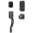 thumbnail image 2 of Yale BYRD256NRRX0BP Real Living Key Free Assure Touchscreen Stand Alone Deadbolt with Ridgefield Passage Handleset & Trim - Oil Rubbed Bronze Permanent, 2 of 2