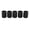 Black, variant on NFTIGB 5Pcs Automotive Intake Vacuum Hose Cap Silicone Weather Resistant Vacuum Hose End Plug for 19mm / 0.75 inches Tube Universal Fit Engine Valve System Replacement Parts Black