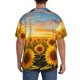 thumbnail image 3 of Fotbe Beautiful Golden Sunflower Field Camisa Estampada de Manga Corta para Hombre, Casual de Verano, Estilo Playero, Sin Arrugas-Small, 3 of 5