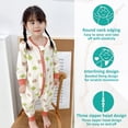 thumbnail image 3 of Saco de dormir con pies para niños pequeños, se puede usar en las cuatro estaciones, acolchado ligero y transpirable de manga larga., 3 of 6