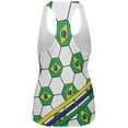 thumbnail image 2 of World Cup Brazil Soccer Ball All Over Womens Work Out Tank Top Multi 2XL, 2 of 2