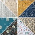 thumbnail image 4 of Tatuo cuadrado de tela, 30 piezas, 25 x 25 cm, estampado floral, 4 of 8