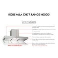 thumbnail image 2 of KOBE CH77 Series 48-Inch Hands-Free Fully Auto Under Cabinet Range Hood in Stainless Steel, 2 of 7