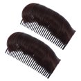 thumbnail image 3 of 2pcs Hair Styling Insert Comb Hair Styling Accessories Donut Ponytail Hair Comb, 3 of 8