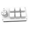thumbnail image 1 of TISHITA with Knob Mini Keyboard 6-Key Professional RGB for Laptops White celadon glaze, 1 of 5