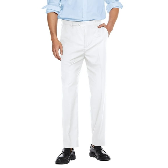 COOFANDY Men's Classic Fit Flat Front Dress Pants No Iron Premium Casual Pants