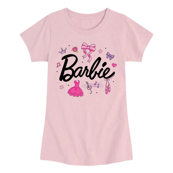 Barbie - Ballerina Icons - Youth Girls Fitted Short Sleeve T-Shirt