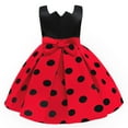 thumbnail image 2 of Afdoent Girls Dresses Children Off The Shoulder Party Gown Dress With Rose Embroidery Skirt 6-7 Years, 2 of 5