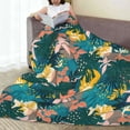 thumbnail image 6 of Pofeuu Hawaiian Style Print Ultra-Soft Micro Fleece Blanket,for Bed Or Sofa,All Season Throw Blankets Flannel Blanket-40"x30", 6 of 7