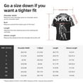 thumbnail image 7 of KLL Astronaut at Spacewalk Print Men's Shirt Short Sleeve Button Down Summer Cuba Beach Shirts- Small, 7 of 7