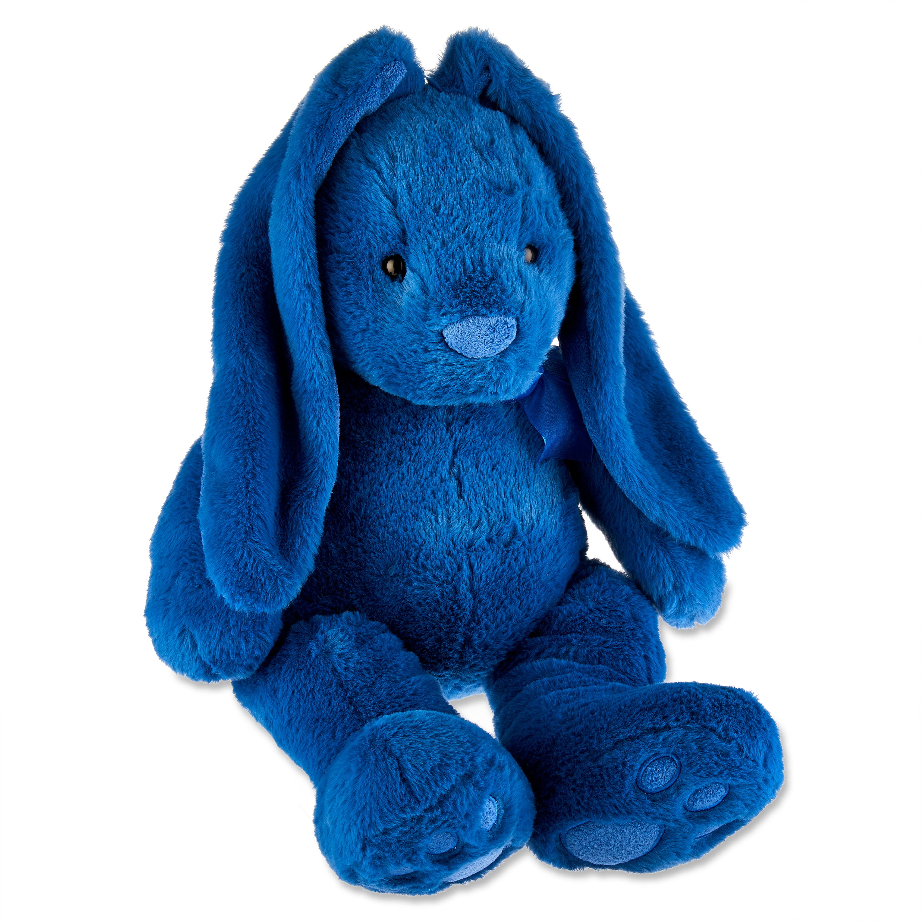 Way To Celebrate Easter Plush 21" Large Long Ear Bunny Plush, Blue