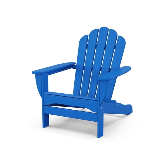 Trex Outdoors Monterey Bay Oversized Outdoor Adirondack Chair in Pacific Blue
