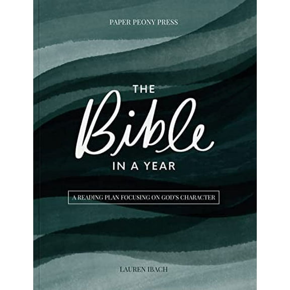 Pre-Owned The Bible in a Year: A Guided Bible Study Reading Plan to Read the Bible in 52 Weeks (Premium Hardcover Keepsake Edition) Paperback