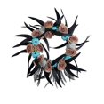 thumbnail image 5 of 47 47cm Halloween Citrouille Crne Guirlande Porte Suspendue Fte De Vacances Simulación Rotin Anneau Dcoration Accessoires Tenture Murale, 5 of 5