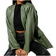 thumbnail image 1 of Moda Mujer Trajes Manga larga Sólido Faux Leather Outwear Chaquetas Tops Abrigos Pompotops qwe16199, 1 of 5
