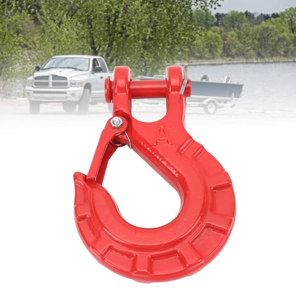 Gancho de Cadena para Remolque, Acero de Aleación de 3/8 Pulgadas, 15t, Conexión Segura Versátil, Gancho de Cadena de Seguridad, Transporte de Camión de Remolque