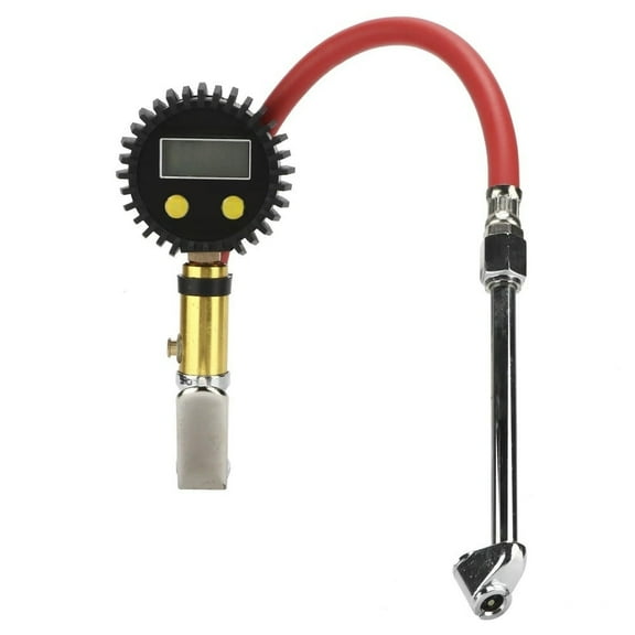 FOR Accurate Tire Pressure Gauge LCD Digital Display 3‑300PSI Air Inflator Meter for Motorcycles Cars
