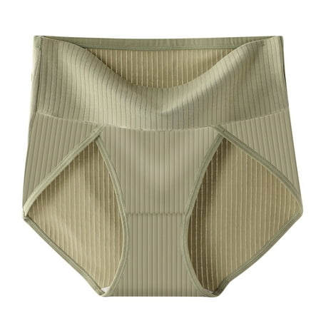 Dasayo Panties for Women Clearance $1 High Cut Cotton Tummy Control Plus Size Panties Shapewear for Women Thong XXL